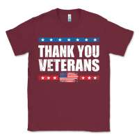 Burgundy Shirts For Veterans, Thank You Veterans Shirt Veterans Day Classic Tee - lanVoArt