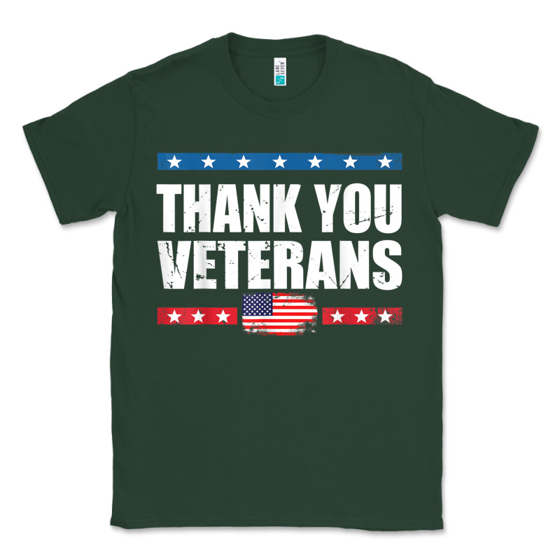 Shirts For Veterans, Thank You Veterans Shirt Veterans Day Classic Tee by lanVoArt | Teevron