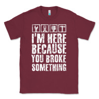 Burgundy construction crew funny contractor gift premium t shirt Classic Tee - lanVoArt