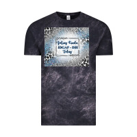 Cloud Black feeling kinda idgaf ish today with leopard and gli Vintage Tee - TumblerDesignByShophia