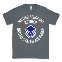 Charcoal Heather Limited Edition Master Sergeant Retired Air Force Military Retiremen Classic Tee - lanVoArt