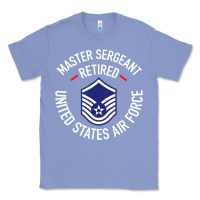 Colony Blue Limited Edition Master Sergeant Retired Air Force Military Retiremen Classic Tee - lanVoArt