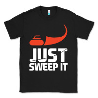 Black just sweep it! funny curling sports gift hoodie Classic Tee - lanVoArt