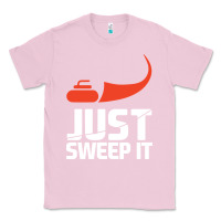 Bubblegum Pink just sweep it! funny curling sports gift hoodie Classic Tee - lanVoArt
