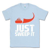Dusty Blue just sweep it! funny curling sports gift hoodie Classic Tee - lanVoArt