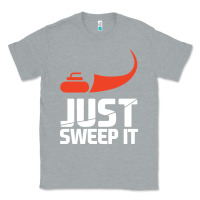 Heather Grey just sweep it! funny curling sports gift hoodie Classic Tee - lanVoArt
