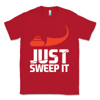 Red just sweep it! funny curling sports gift hoodie Classic Tee - lanVoArt