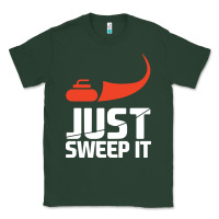 Sports Green just sweep it! funny curling sports gift hoodie Classic Tee - lanVoArt