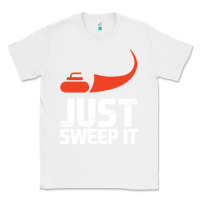 White just sweep it! funny curling sports gift hoodie Classic Tee - lanVoArt