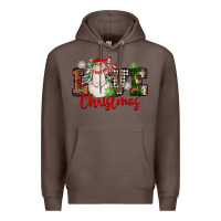 Coffee Love Christmas Snowman Premium Hoodie - FaDigitalArtStudio