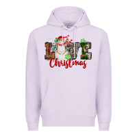 Lilac Love Christmas Snowman Premium Hoodie - FaDigitalArtStudio