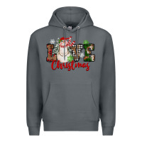 Rock Love Christmas Snowman Premium Hoodie - FaDigitalArtStudio