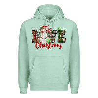 Seafoam Love Christmas Snowman Premium Hoodie - FaDigitalArtStudio