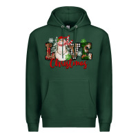 Sports Green Love Christmas Snowman Premium Hoodie - FaDigitalArtStudio