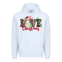 White Love Christmas Snowman Premium Hoodie - FaDigitalArtStudio