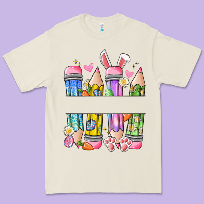 Easter Teacher Pencils Premium Tee Designed By Artiststas