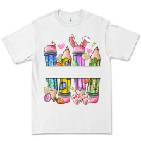 White easter teacher pencils Premium Tee - Artiststas
