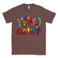 Chestnut LGBTQ+ you matter with leopard Classic Tee - NancyCooperArtShop