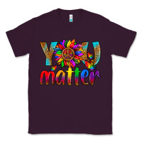 Plum LGBTQ+ you matter with leopard Classic Tee - NancyCooperArtShop