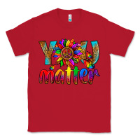 Red LGBTQ+ you matter with leopard Classic Tee - NancyCooperArtShop
