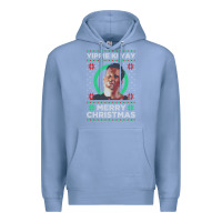 Colony Blue Hot Trend Die Hard Christmas Yippie Ki Yay Premium Hoodie - lanVoArt