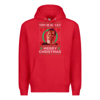 Red Hot Trend Die Hard Christmas Yippie Ki Yay Premium Hoodie - lanVoArt