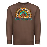 Chestnut Happy thanksgiving rainbow Premium Sweatshirt - Artiststas