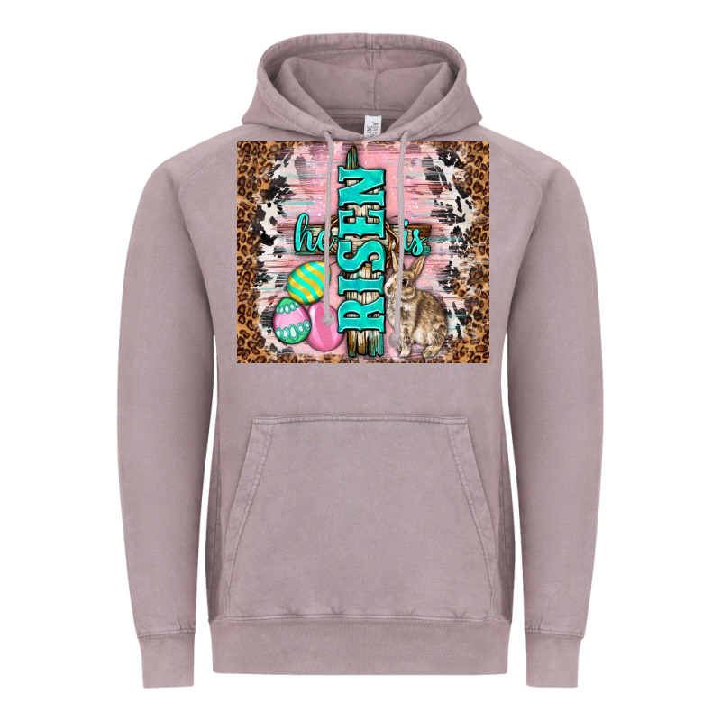 Western He Is Risen With Rabbit Vintage Hoodie by TumblerDesignByShophia | Teevron