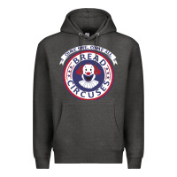 Charcoal Heather bread and circuses   girl Premium Hoodie - lanVoArt