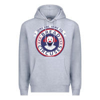 Heather Grey bread and circuses   girl Premium Hoodie - lanVoArt