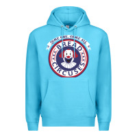 Ocean Blue bread and circuses   girl Premium Hoodie - lanVoArt