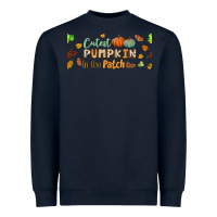 Navy cutest pumpkin in the patch lebbey glass Heavyweight Sweatshirt - BundleAndBundleShop