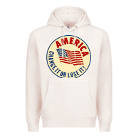 Pale Pink america change it or lose it   stars Premium Hoodie - lanVoArt