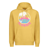 Antique Gold Hot Trend Florida Pink Flamingo Heart 80S Retro Vintage Style Premium Hoodie - lanVoArt