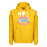 Lemon Hot Trend Florida Pink Flamingo Heart 80S Retro Vintage Style Premium Hoodie - lanVoArt