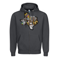 Smoke Happy Easter Texas Zipper Hoodie - CowhideDigitalArt