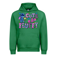 Emerald cute and fluffy stitch Urban Hoodie - AdoDesignShop