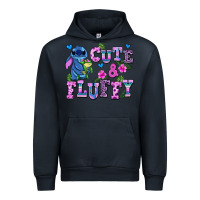 Navy cute and fluffy stitch Urban Hoodie - AdoDesignShop