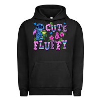 Pigment Black cute and fluffy stitch Urban Hoodie - AdoDesignShop