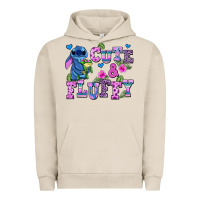 Pigment French Oak cute and fluffy stitch Urban Hoodie - AdoDesignShop
