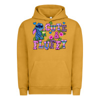 Pigment Peanut Butter cute and fluffy stitch Urban Hoodie - AdoDesignShop