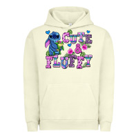 Pigment Pistachio cute and fluffy stitch Urban Hoodie - AdoDesignShop