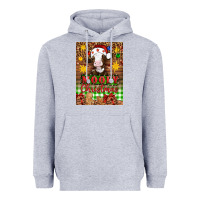 Heather Grey Mooey christmas air freshener Heavyweight Hoodie - Artiststas