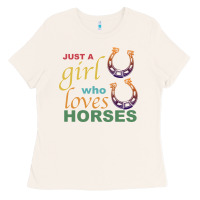 Bone Just a Girl Who Loves Horses Ladies Tee - Bettercallsaul