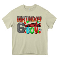 Mossy birthday boy 6 Heavy Core Tee - BundleAndBundleShop