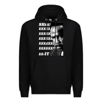 Black clay davis quotsheeeeeeitquot 3  t travel Premium Hoodie - lanVoArt