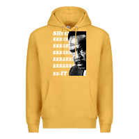 Mustard clay davis quotsheeeeeeitquot 3  t travel Premium Hoodie - lanVoArt