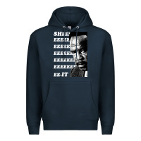 Navy clay davis quotsheeeeeeitquot 3  t travel Premium Hoodie - lanVoArt