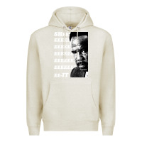 Oatmeal Heather clay davis quotsheeeeeeitquot 3  t travel Premium Hoodie - lanVoArt