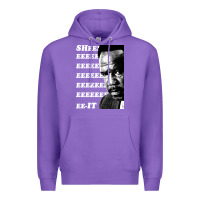 Purple clay davis quotsheeeeeeitquot 3  t travel Premium Hoodie - lanVoArt